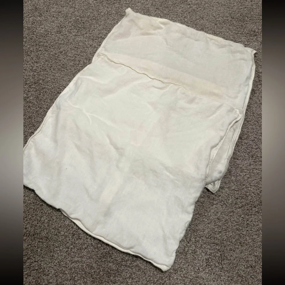 H&M Pillow Cover 20x20 Linen White Pair